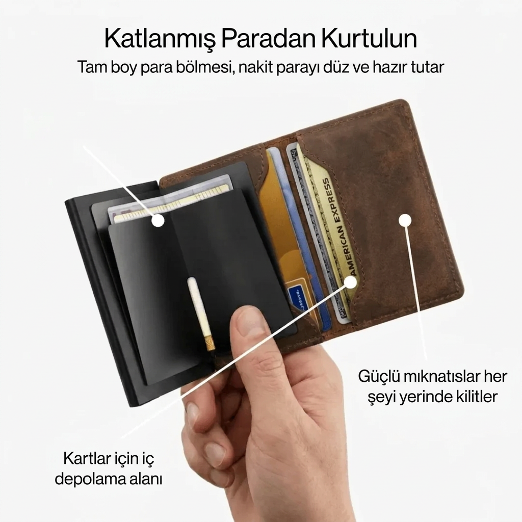 Katlanabilir cüzdan